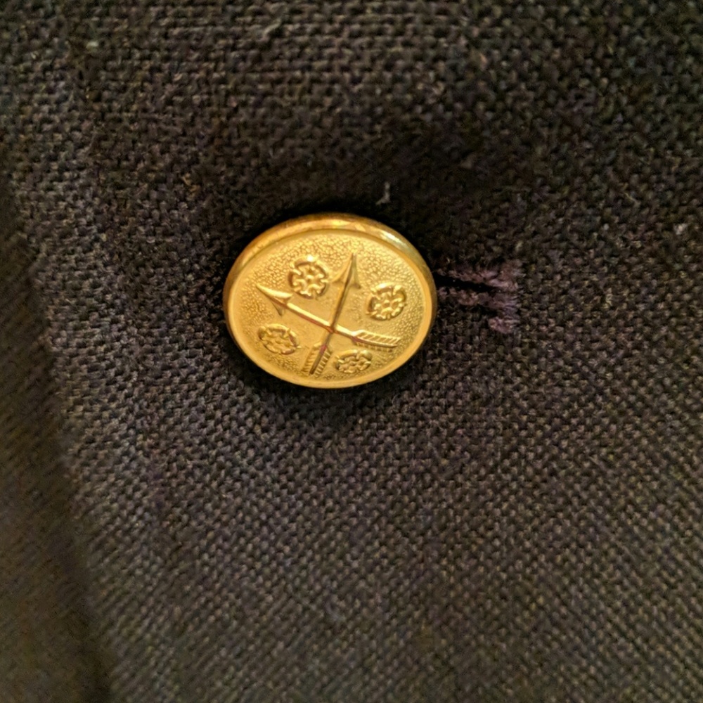 5/$30 Savile Row Black Blazer Sport Coat 43R - Picture 3 of 6